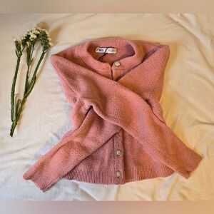 Zara Pink Cropped Carigan
